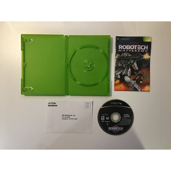 Robotech Battlecry (Microsoft Xbox, 2002) TDK Mediactive - CIB Complete W/Manual - Picture 4 of 6